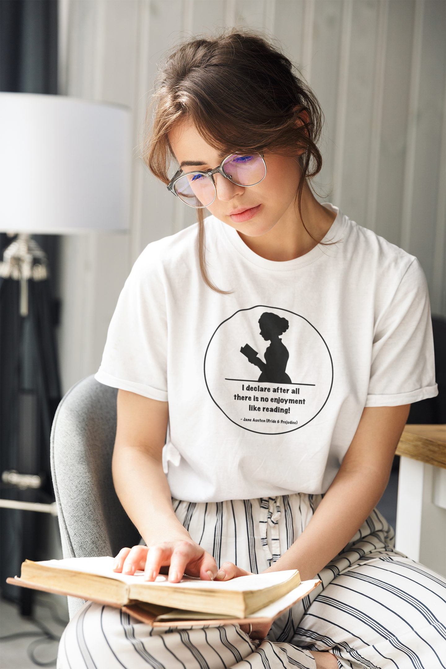 Classic T-Shirt | No Enjoyment Like Reading