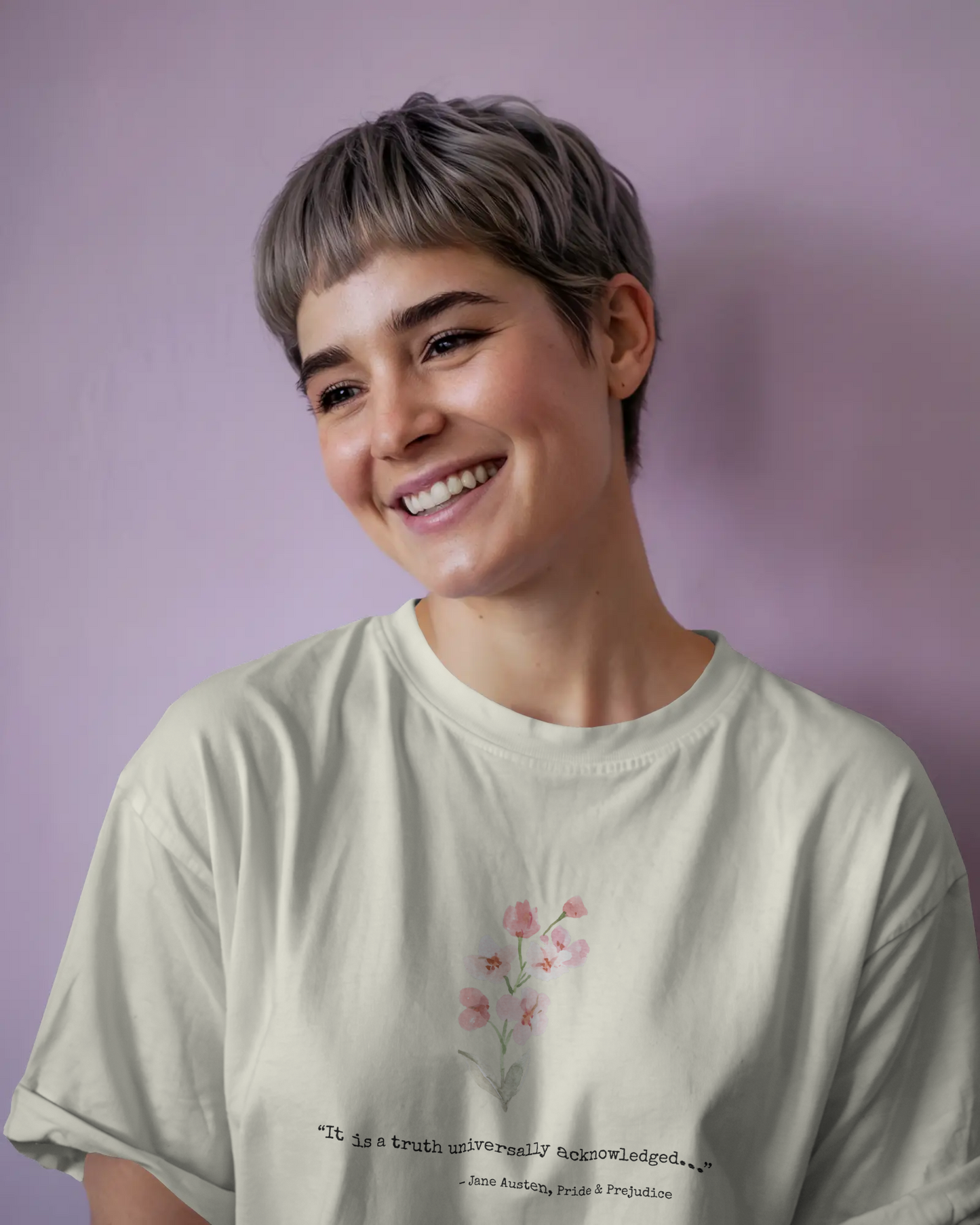 Oversized T-Shirt | It Is A Truth Universally Acknowledged