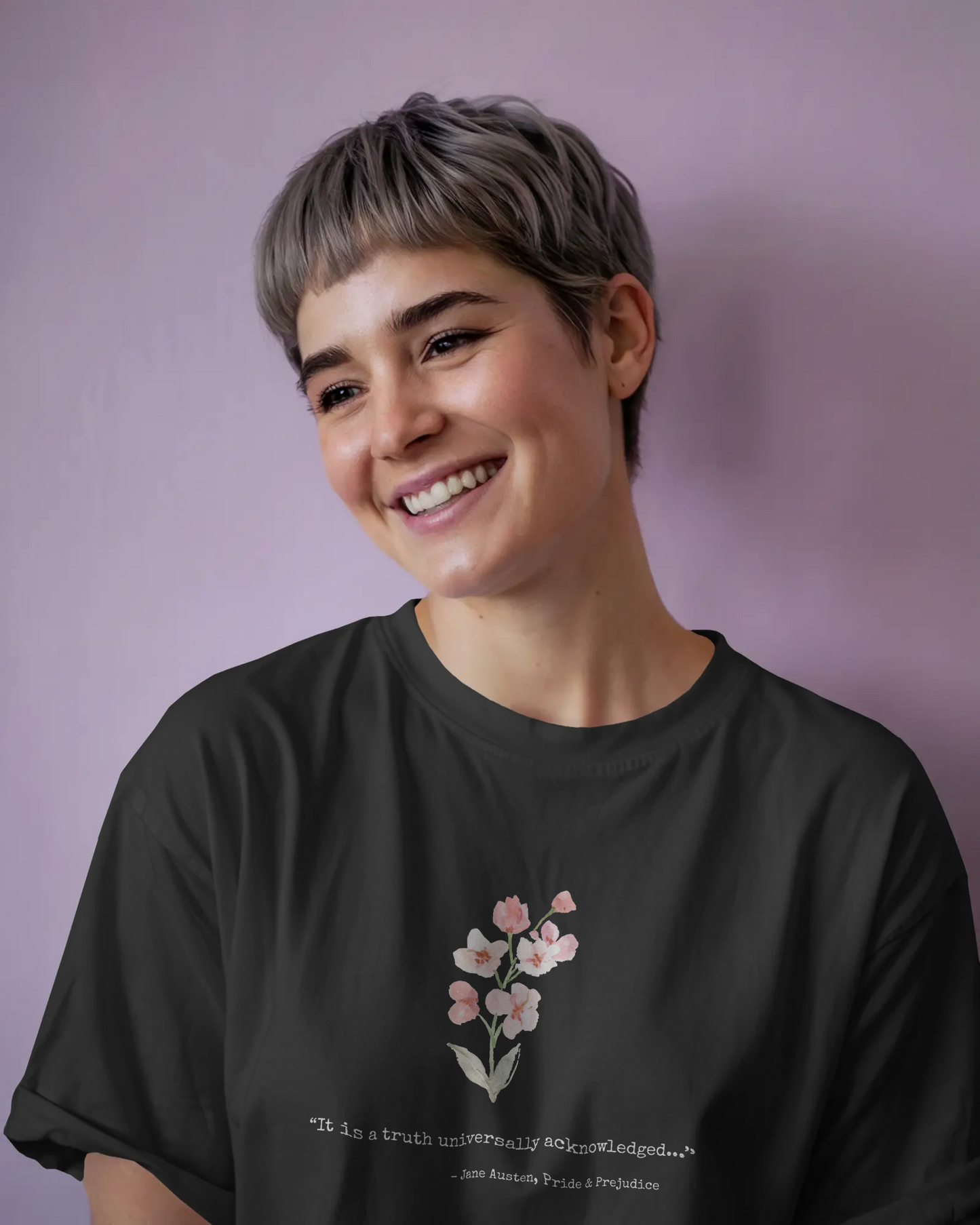 Oversized T-Shirt | It Is A Truth Universally Acknowledged