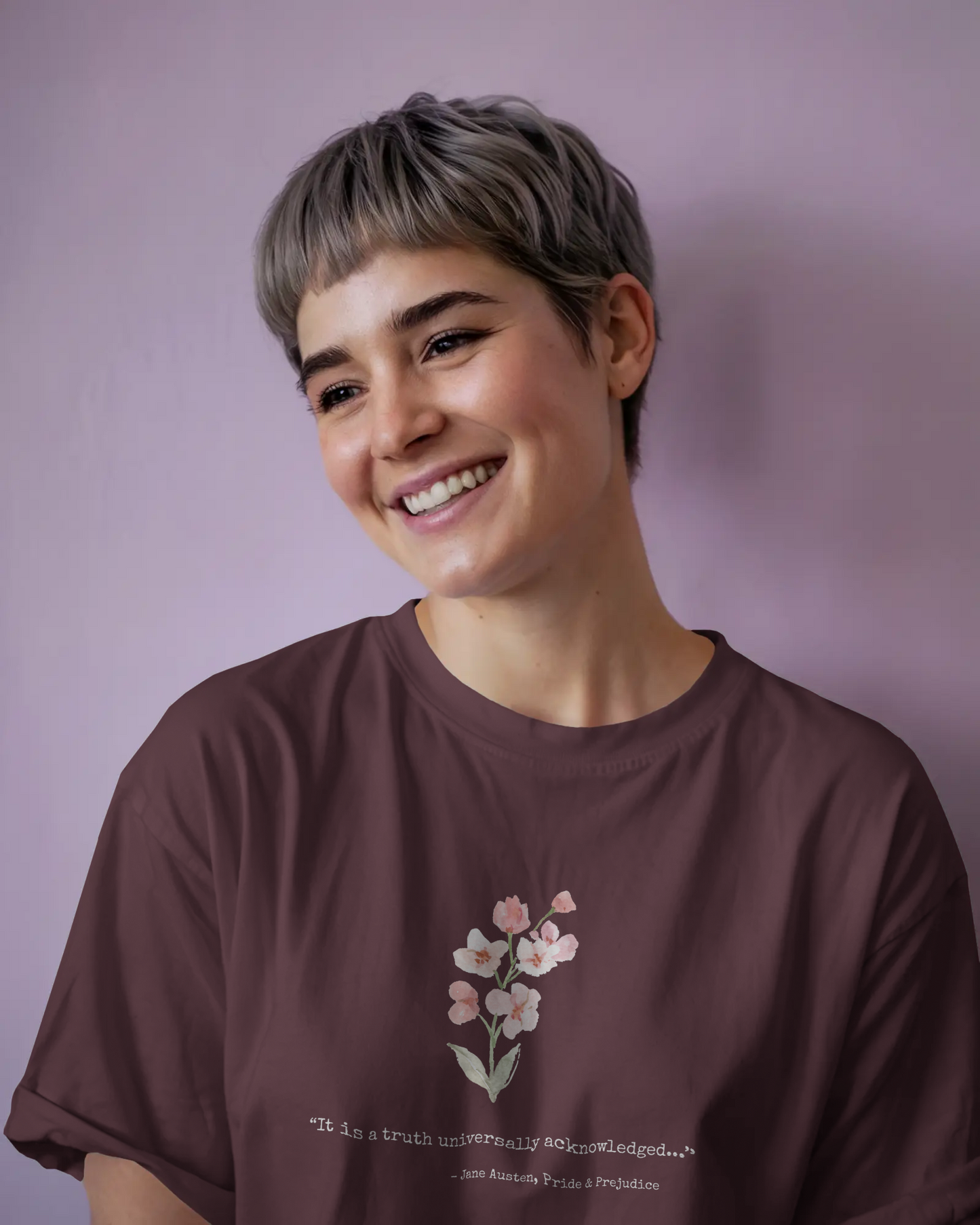Oversized T-Shirt | It Is A Truth Universally Acknowledged