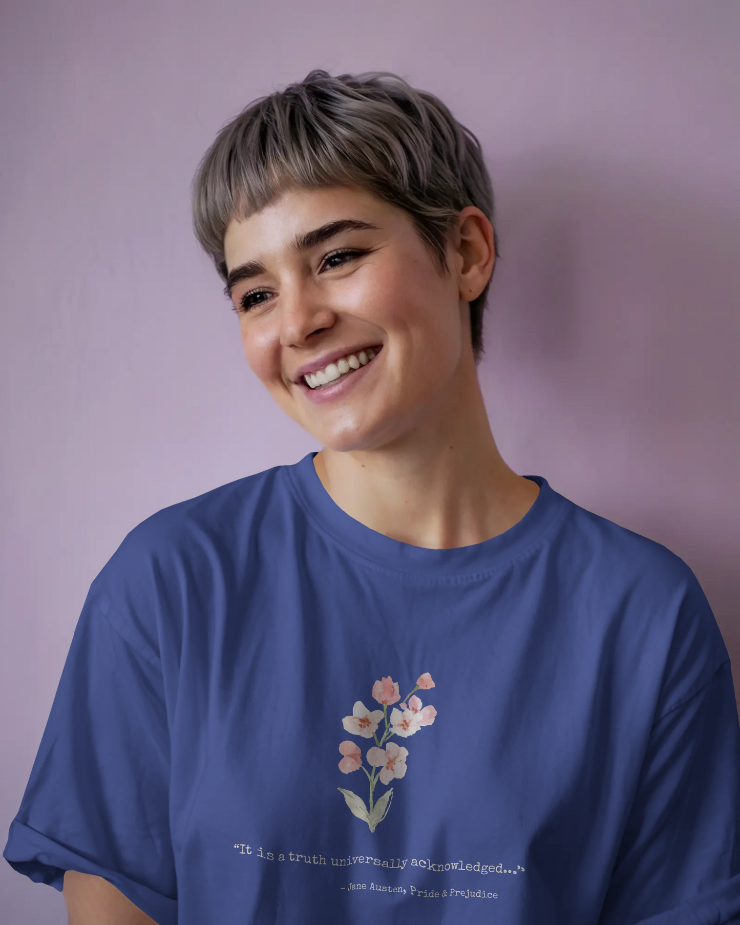 Oversized T-Shirt | It Is A Truth Universally Acknowledged