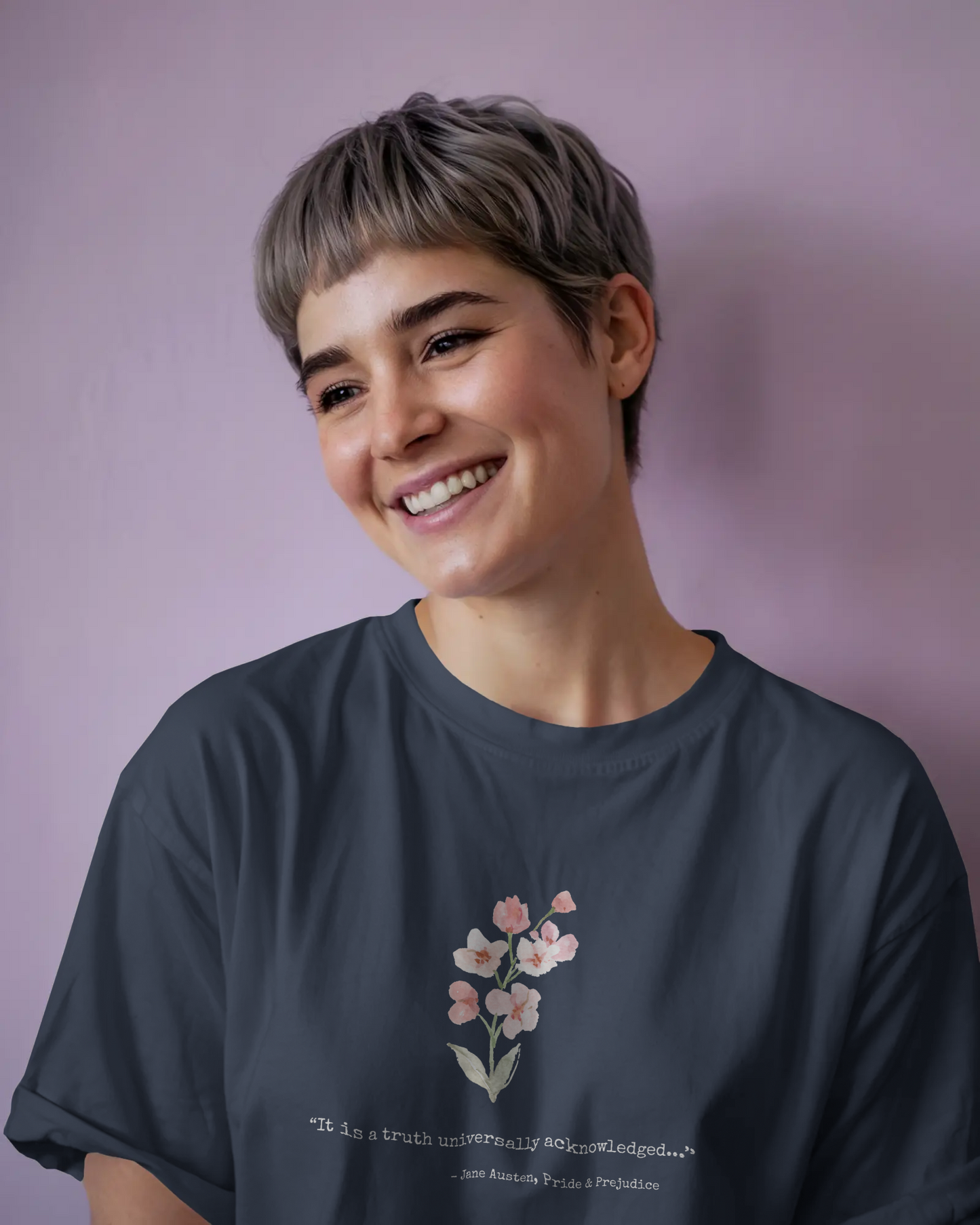 Oversized T-Shirt | It Is A Truth Universally Acknowledged