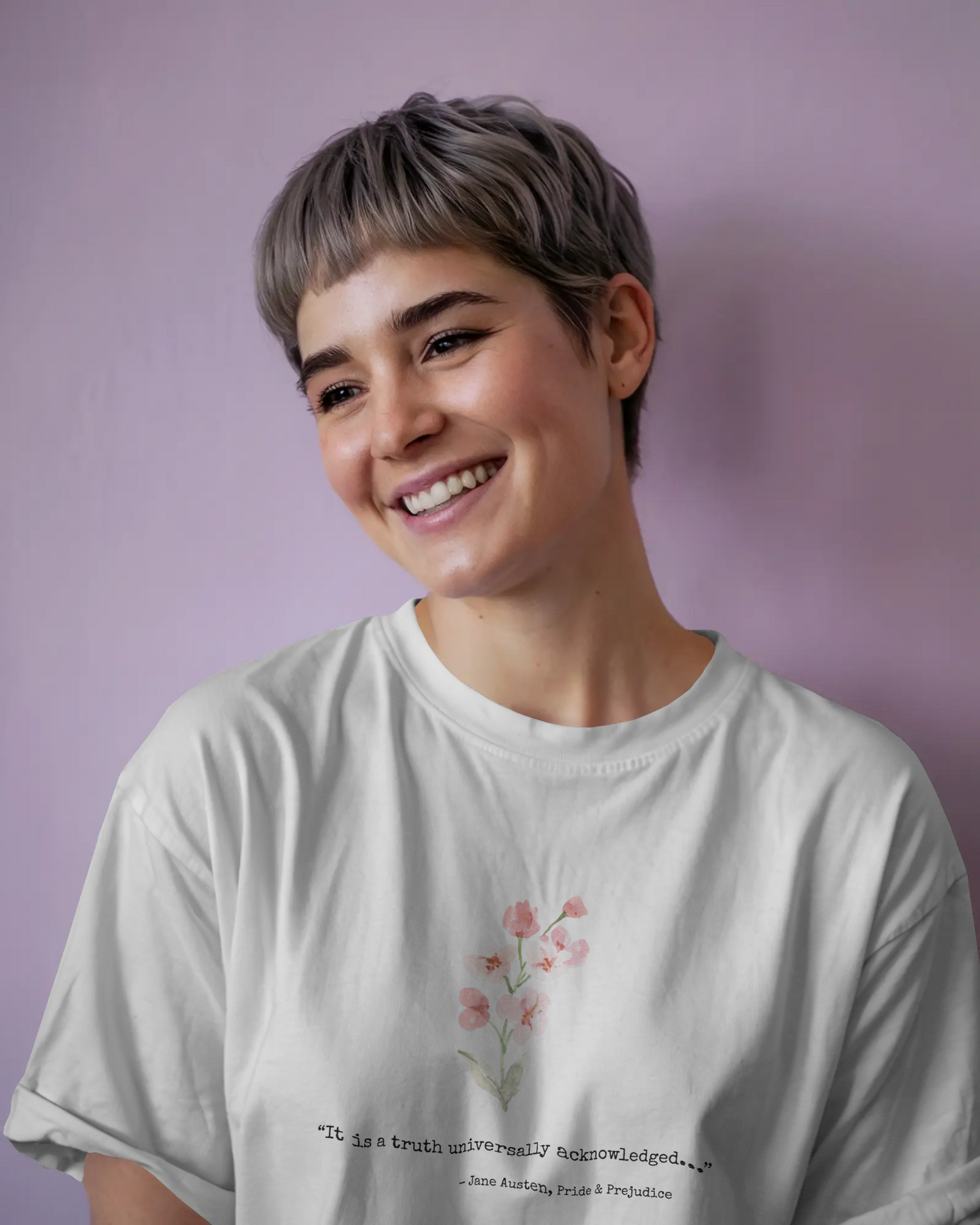 Oversized T-Shirt | It Is A Truth Universally Acknowledged