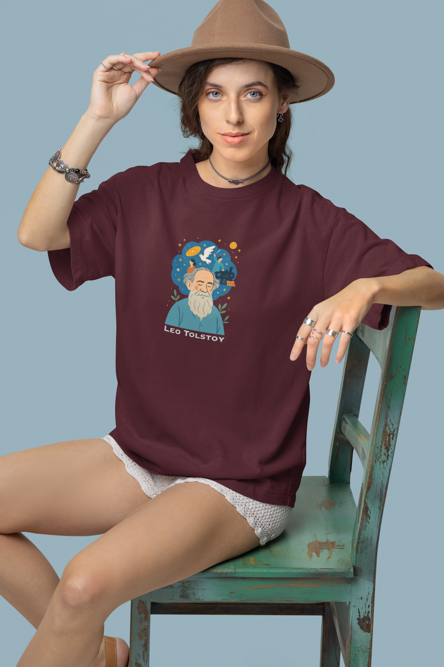 Oversized T-Shirt | Leo Tolstoy