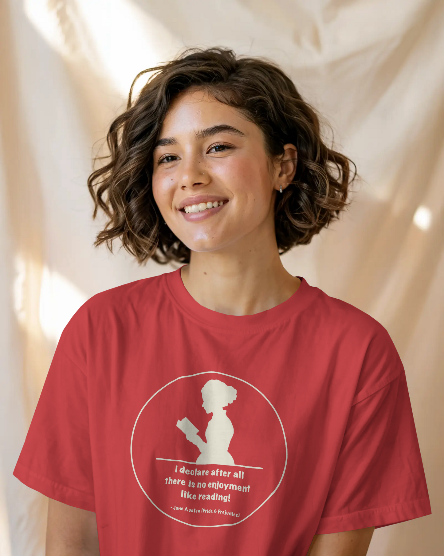Oversized T-Shirt | No Enjoyment Like Reading