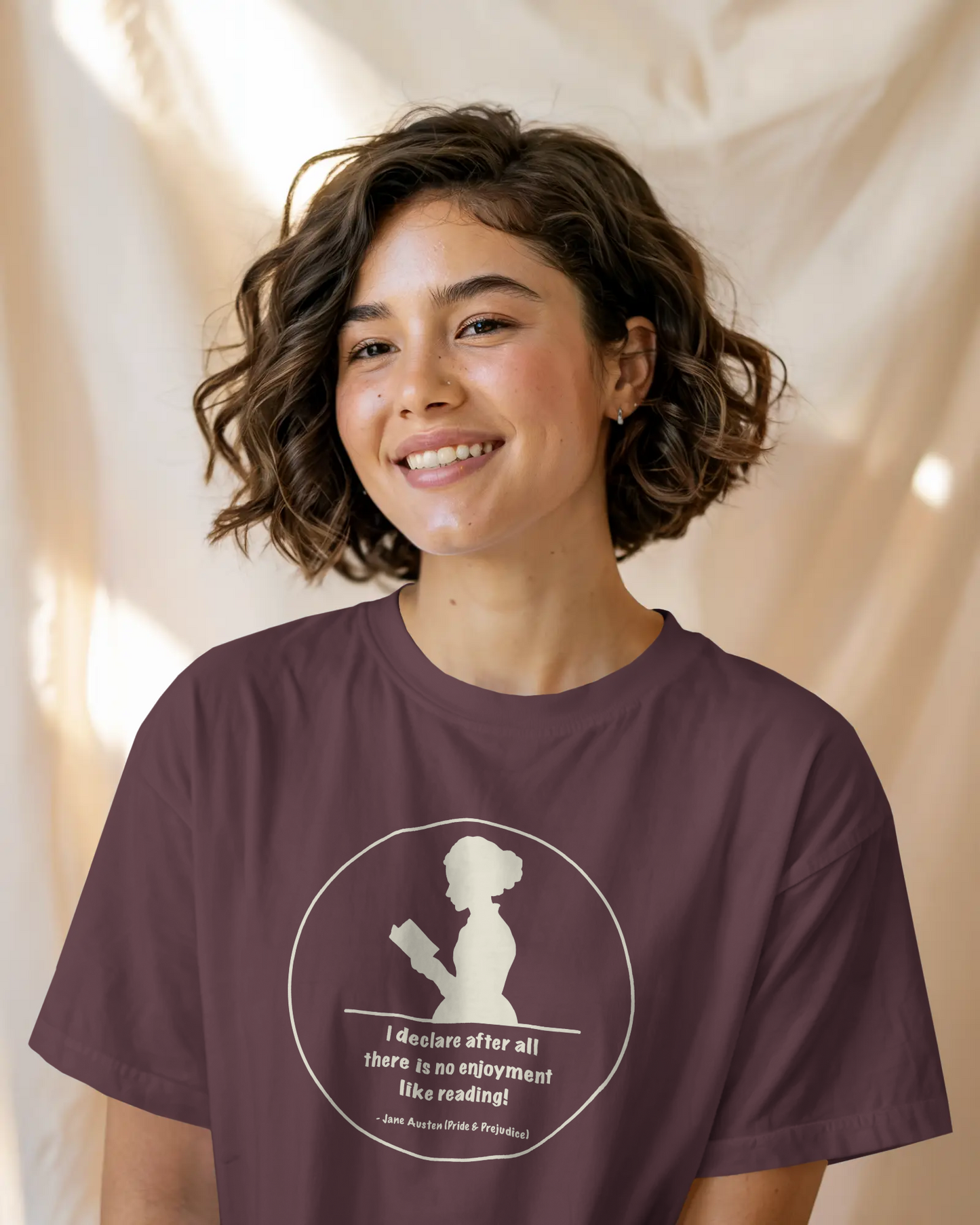 Oversized T-Shirt | No Enjoyment Like Reading