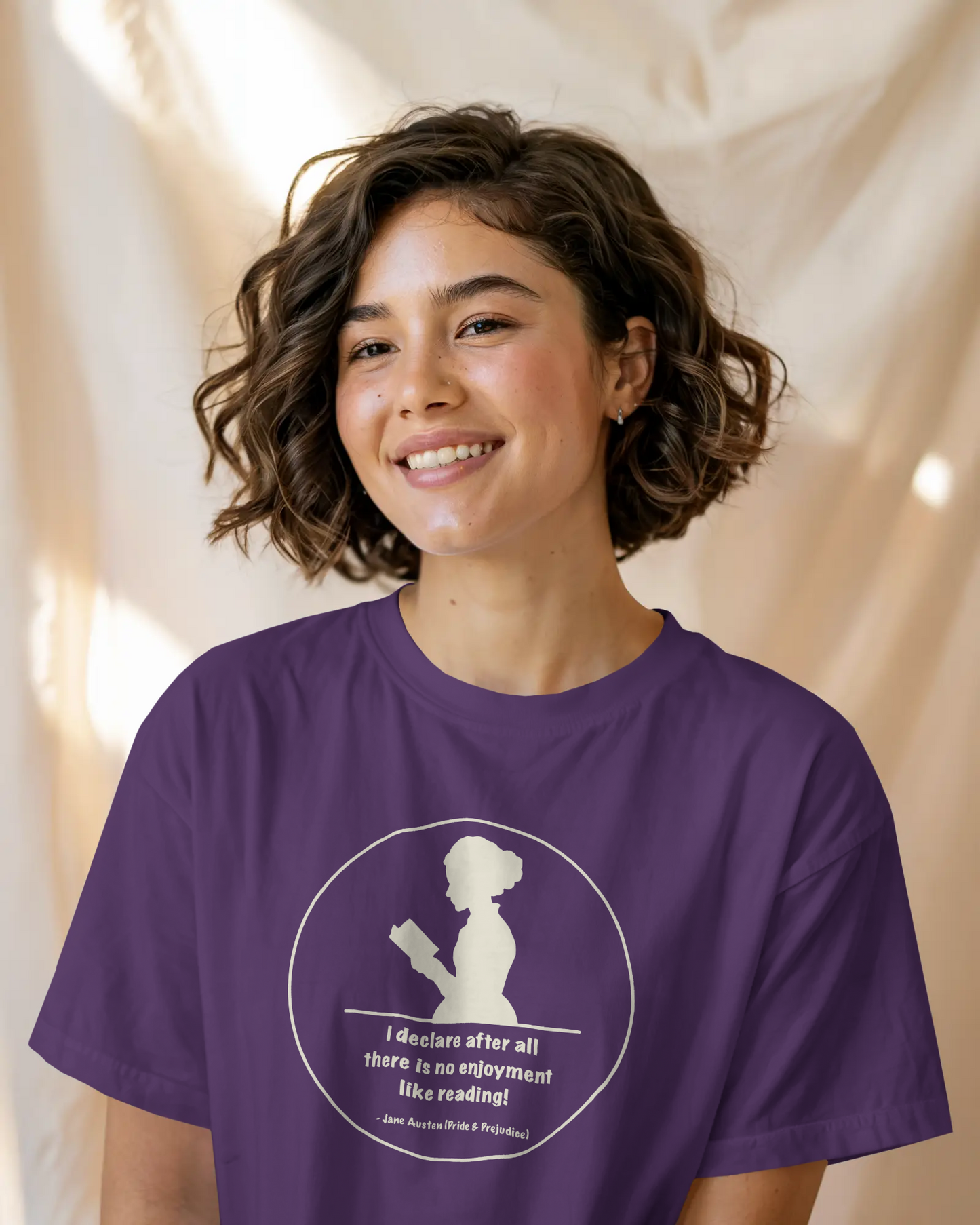 Oversized T-Shirt | No Enjoyment Like Reading