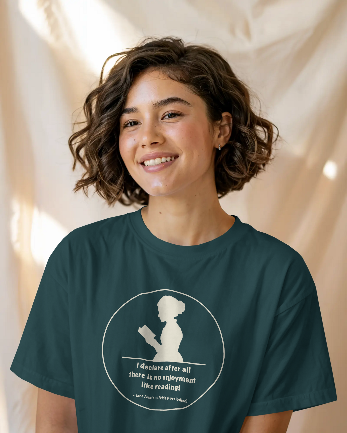 Oversized T-Shirt | No Enjoyment Like Reading