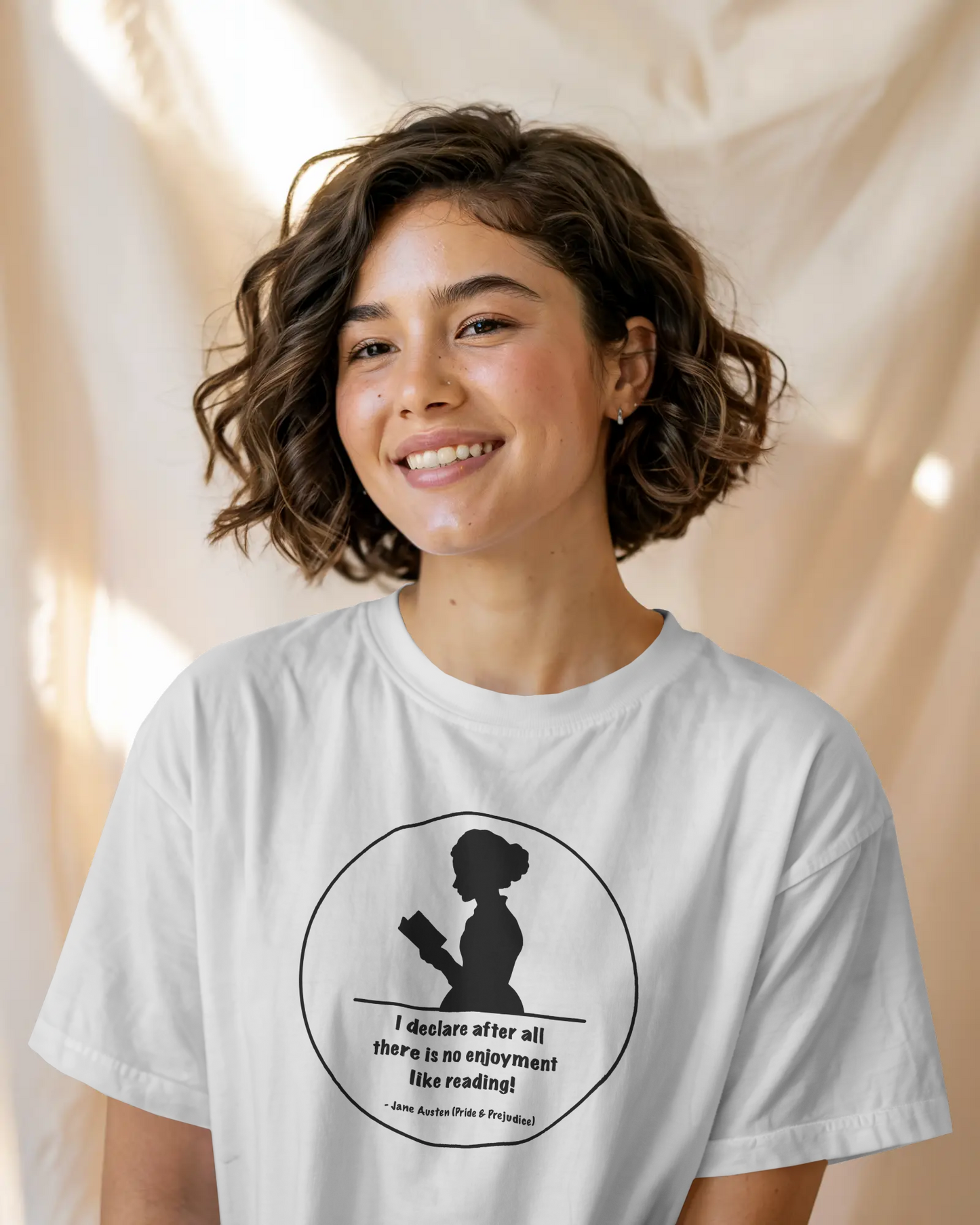 Oversized T-Shirt | No Enjoyment Like Reading