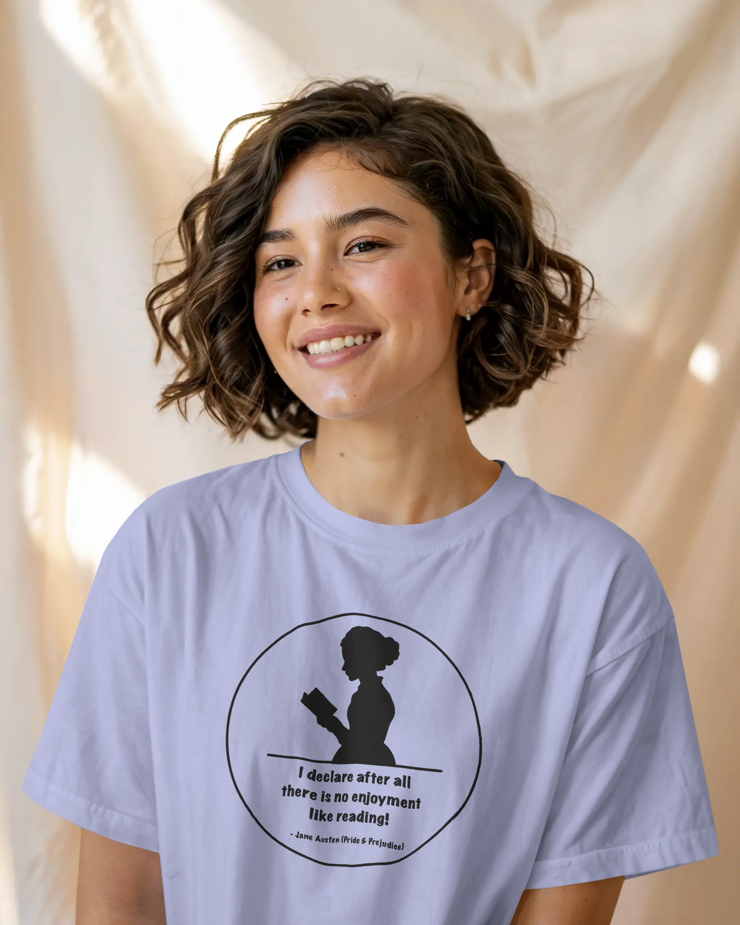 Oversized T-Shirt | No Enjoyment Like Reading