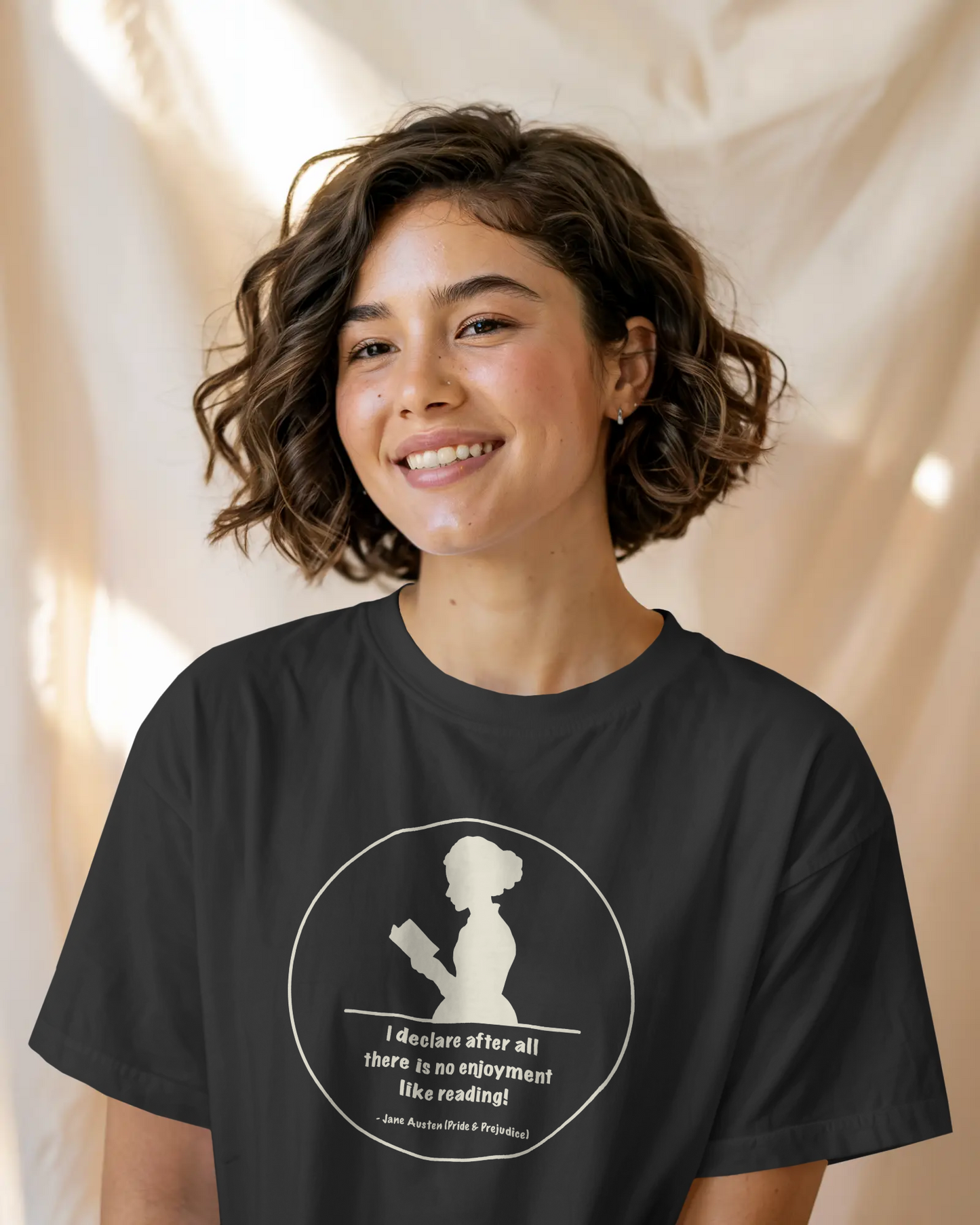 Oversized T-Shirt | No Enjoyment Like Reading