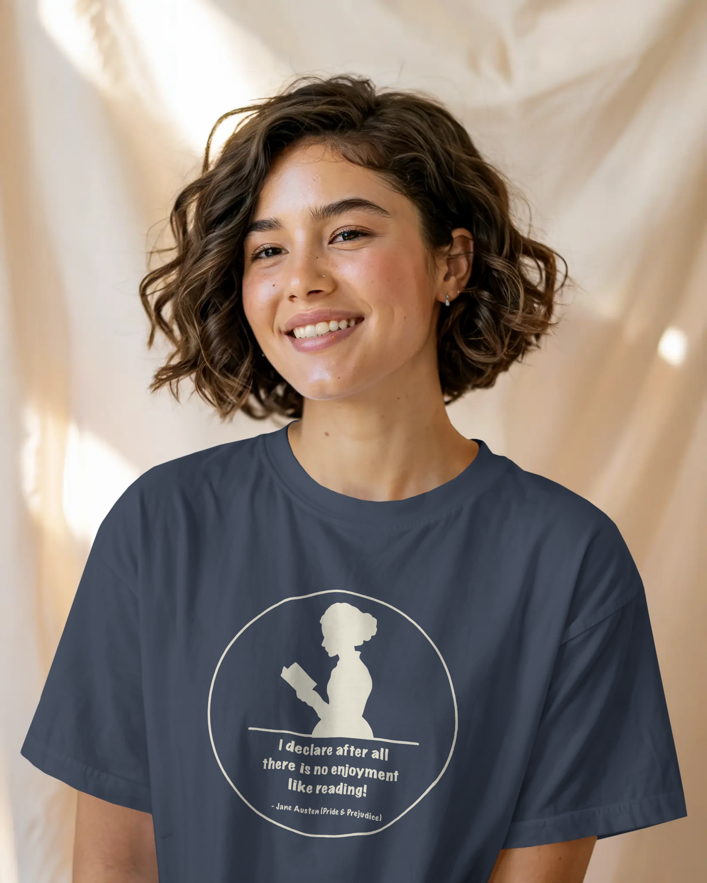 Oversized T-Shirt | No Enjoyment Like Reading