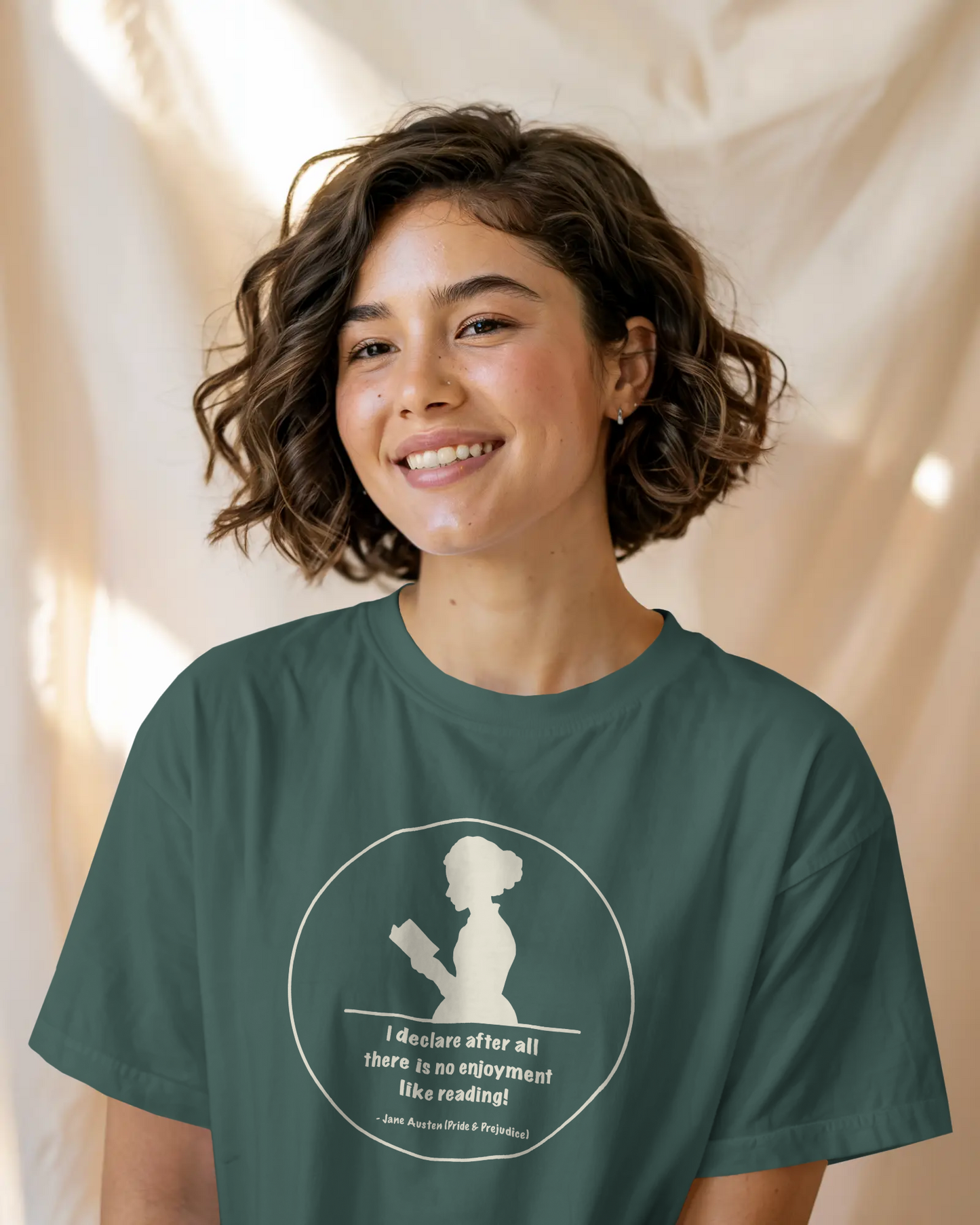 Oversized T-Shirt | No Enjoyment Like Reading