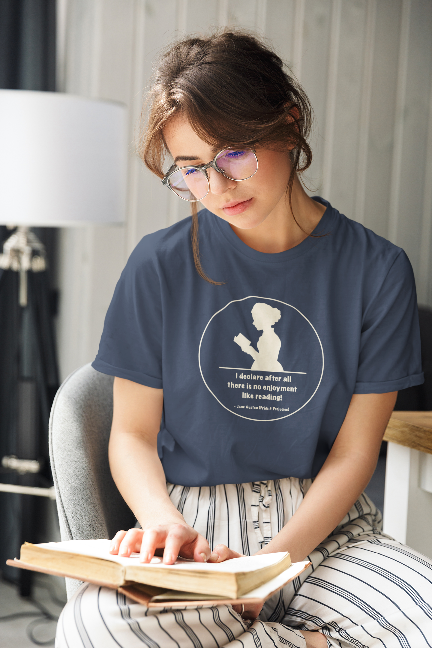 Classic T-Shirt | No Enjoyment Like Reading
