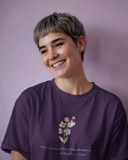 Oversized T-Shirt | It Is A Truth Universally Acknowledged