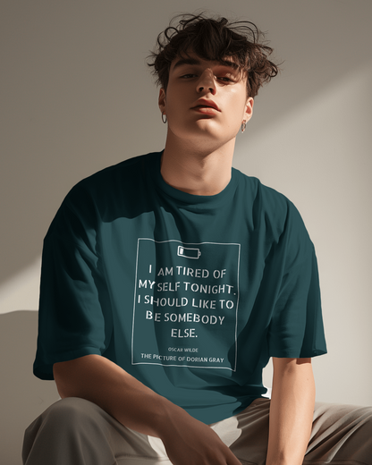 The Picture of Dorian Gray 'I Am Tired of Myself' Oversized T-Shirt
