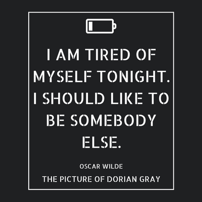 The Picture of Dorian Gray 'I Am Tired of Myself' Oversized T-Shirt