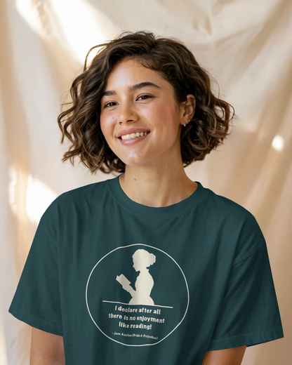 Oversized T-Shirt | No Enjoyment Like Reading