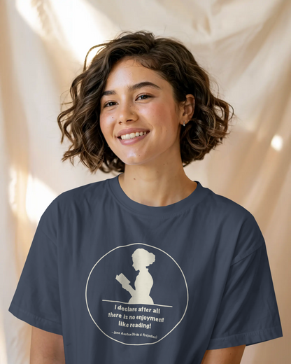 Oversized T-Shirt | No Enjoyment Like Reading